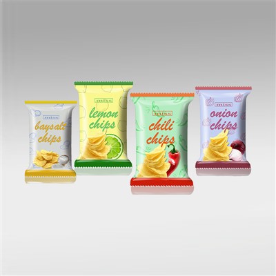 Kartupeļu čipsu iepakojuma maisiņš